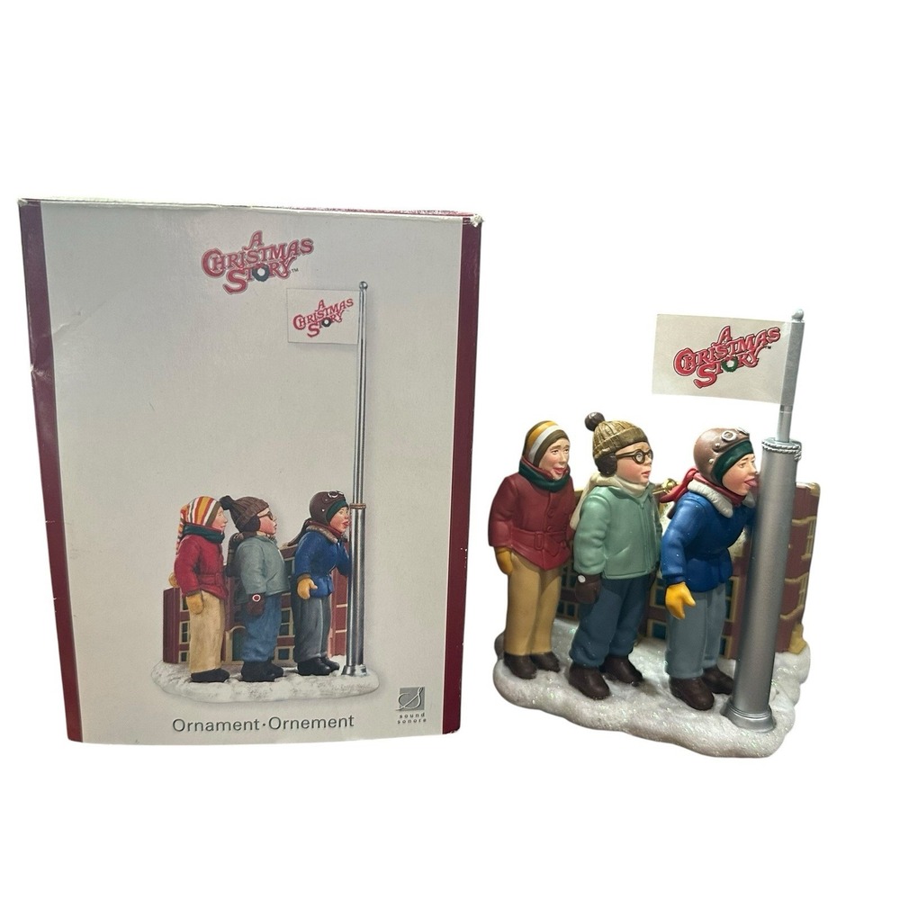 Carlton Cards Heirloom Ornament Christmas Story Stuck Flagpole Triple Dog Dare